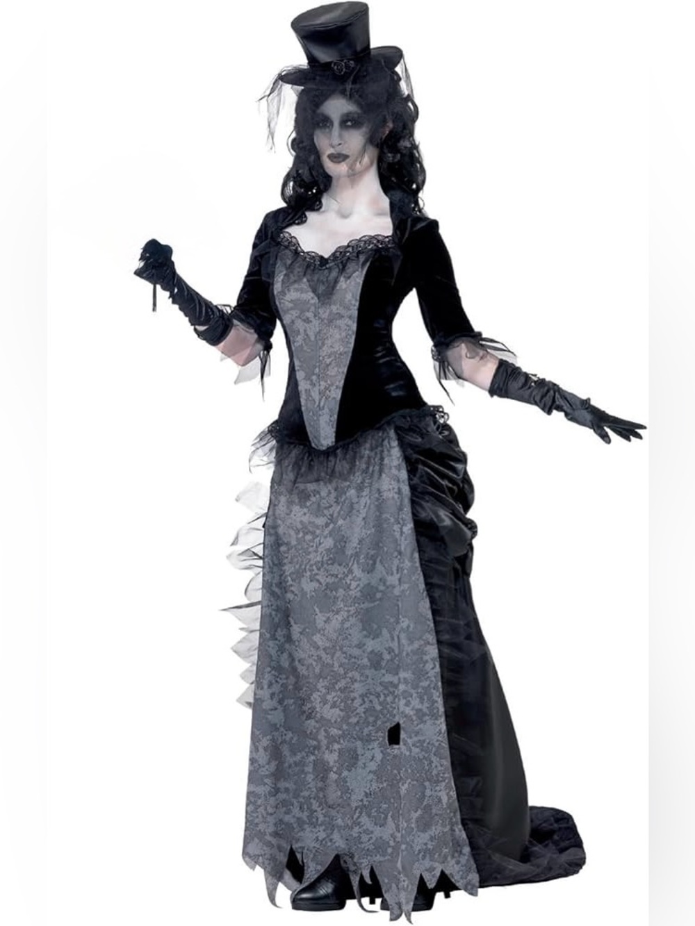 Smiffys Women’s size Large Ghost Town Black Widow Costume